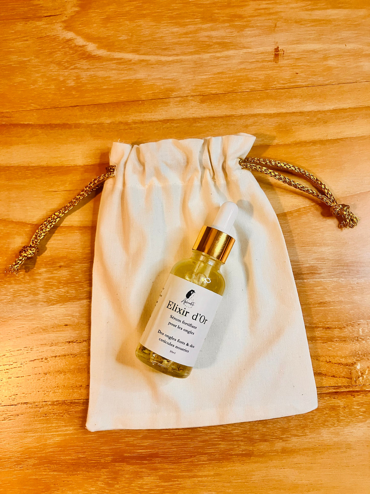 Elixir d'Or – Huile Luxe 30 ml pour Ongles & Cuticules / Gold Elixir – Luxury Nail & Cuticle Oil 30ml