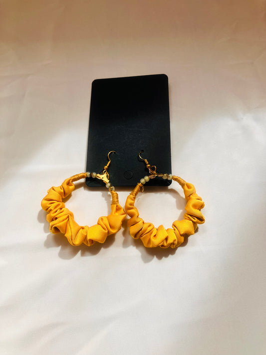 Boucles d’oreilles en Satin de Soie