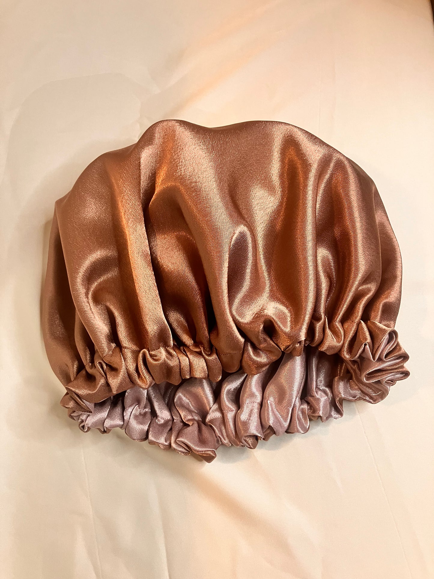 Crepe satin bonnet
