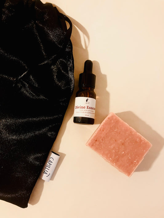 Pochette Découverte Huile Divine Essence 10ml + 1 savon 50g