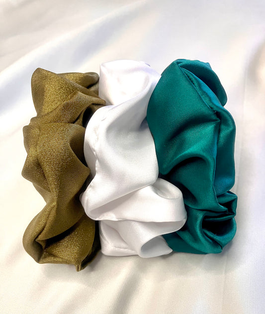 Trio Chouchou Satin de Soie Large
