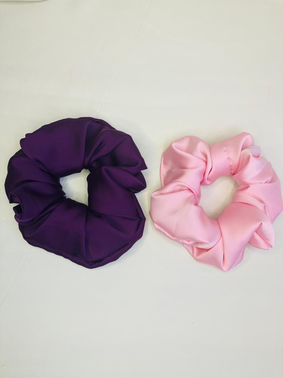 Duo Chouchou Satin de Soie Large