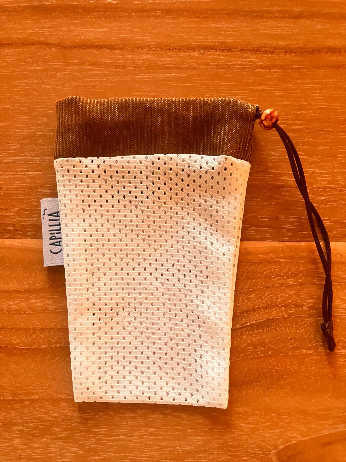 Pochette exfoliante pour savon solide