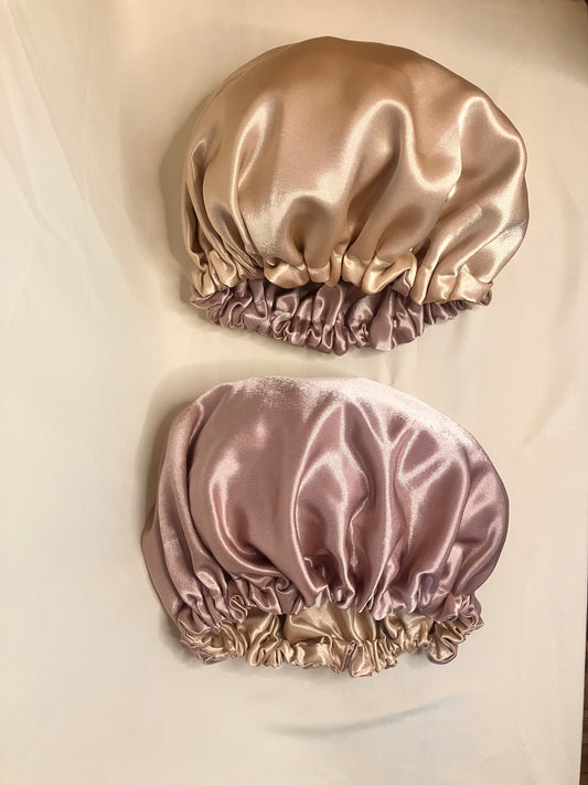 Bonnet en Satin crêpé